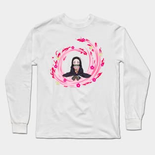 Baby Demon Girl Fire Long Sleeve T-Shirt